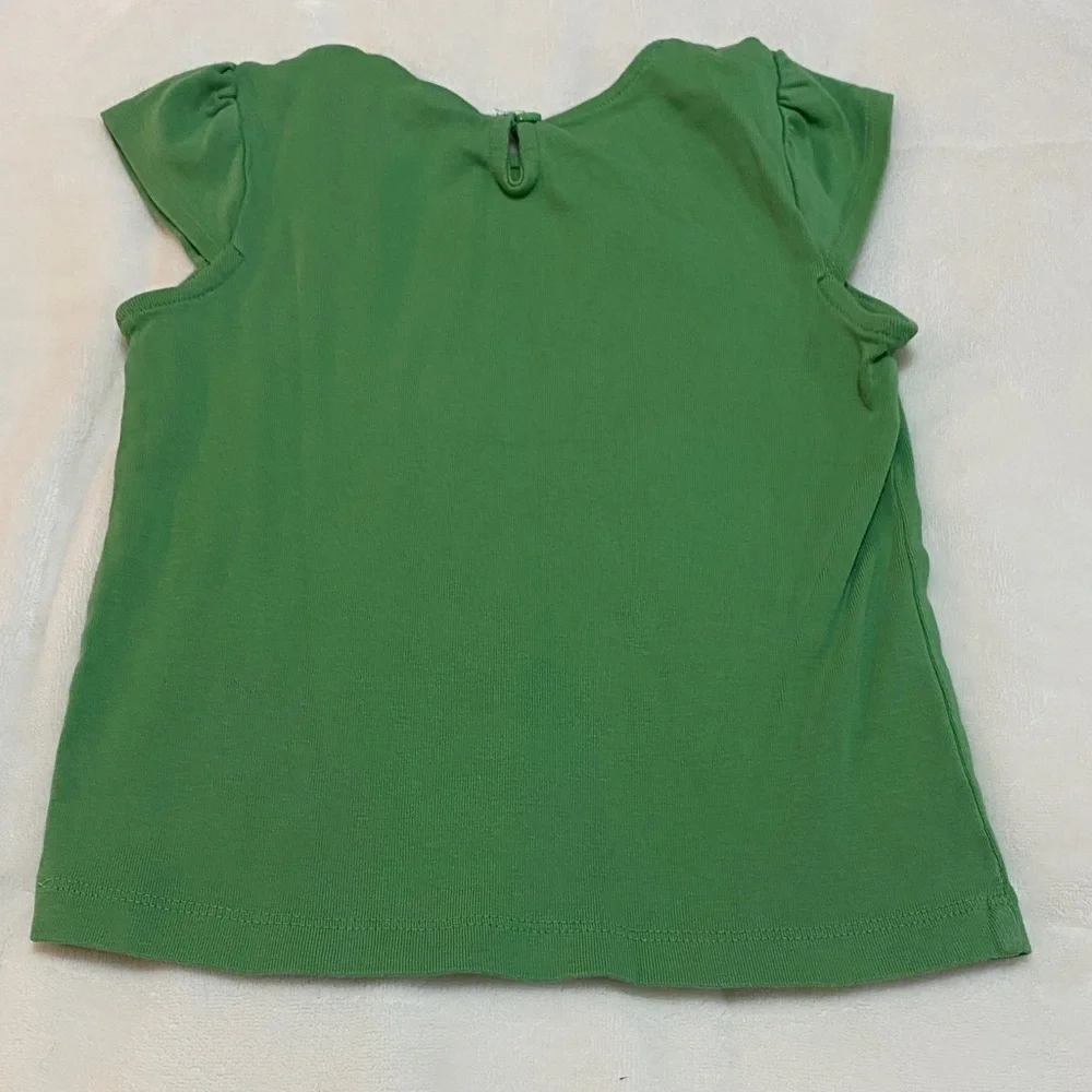 Gymboree Green and Pink 'Lil Sister' Tee